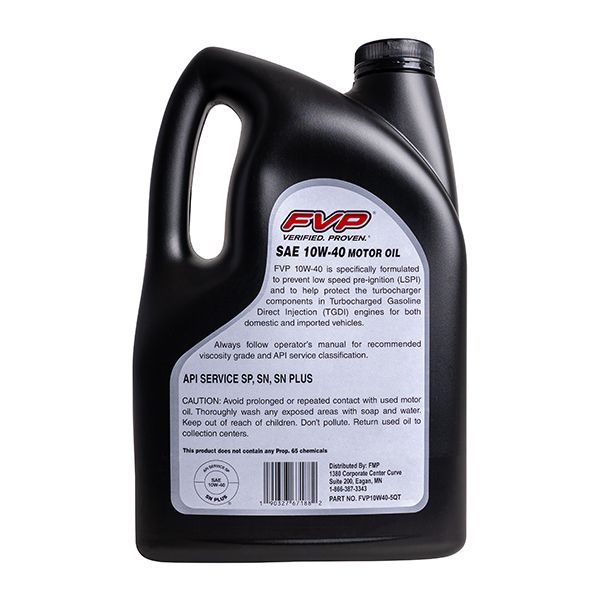 Conventional Motor Oil 10W-40